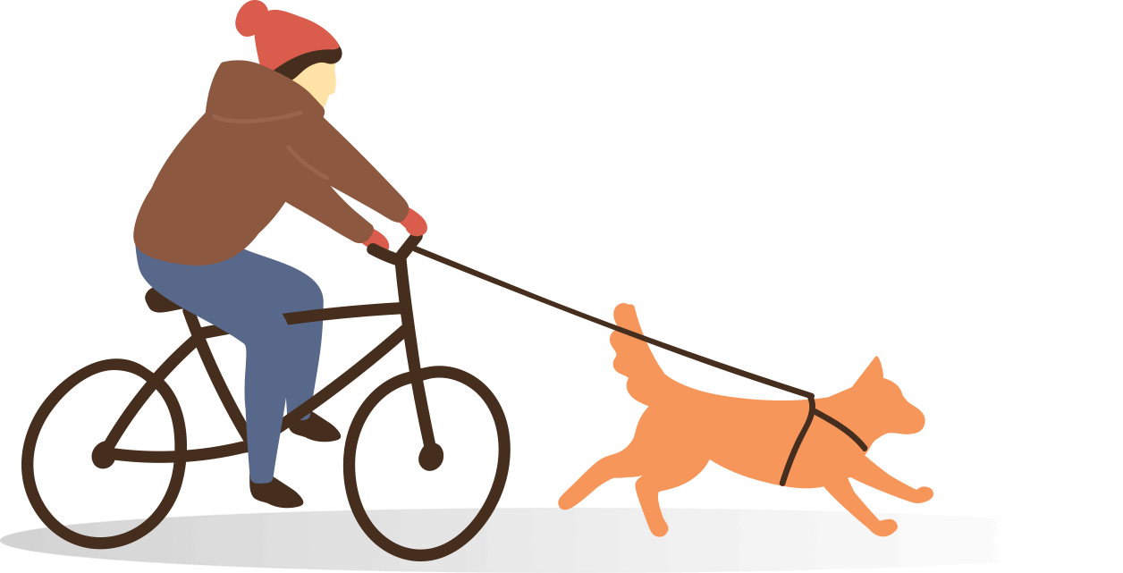 EWP Create Terrific Places - Bicycle Ride with Dog